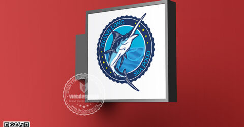 Thiết Kế Logo Hải Sản Sạch Nam Dương