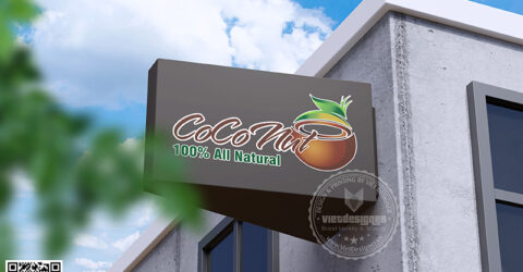 Thiết Kế Logo Công Ty Thực Phẩm Coconut