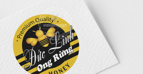 Thiết Kế Logo Mật Ong Rừng – Đức Linh Honey
