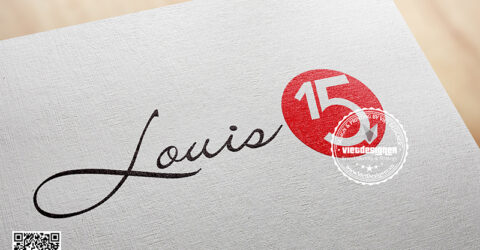 Thiết Kế Logo Shop Thời Trang Louis 15